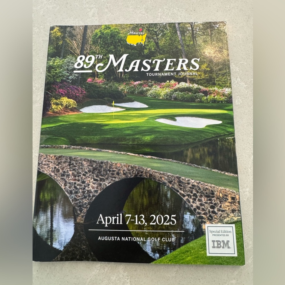 2026 89th Masters Tournament Journal